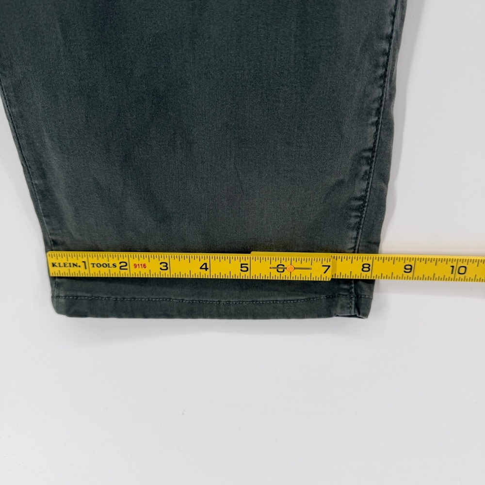 34 Heritage Mens 36x28 Charisma Comfort Straight Leg Pants Olive Green Chino - Picture 11 of 12